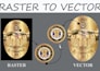 do vector tracing, redraw, recreate any logo or image